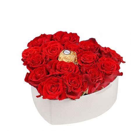 Gėlių dėžutė „Saldus bučinys“